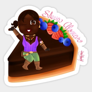 Sheva Alomar Chocolate Tart Sticker